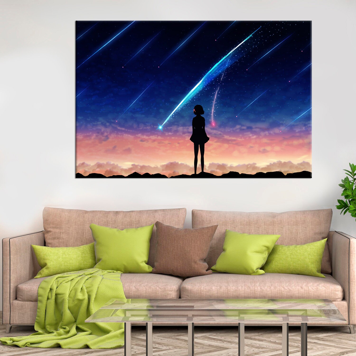 Your Name Japan – Anime 5 Piece Canvas Art Wall Decor – CA Go Canvas