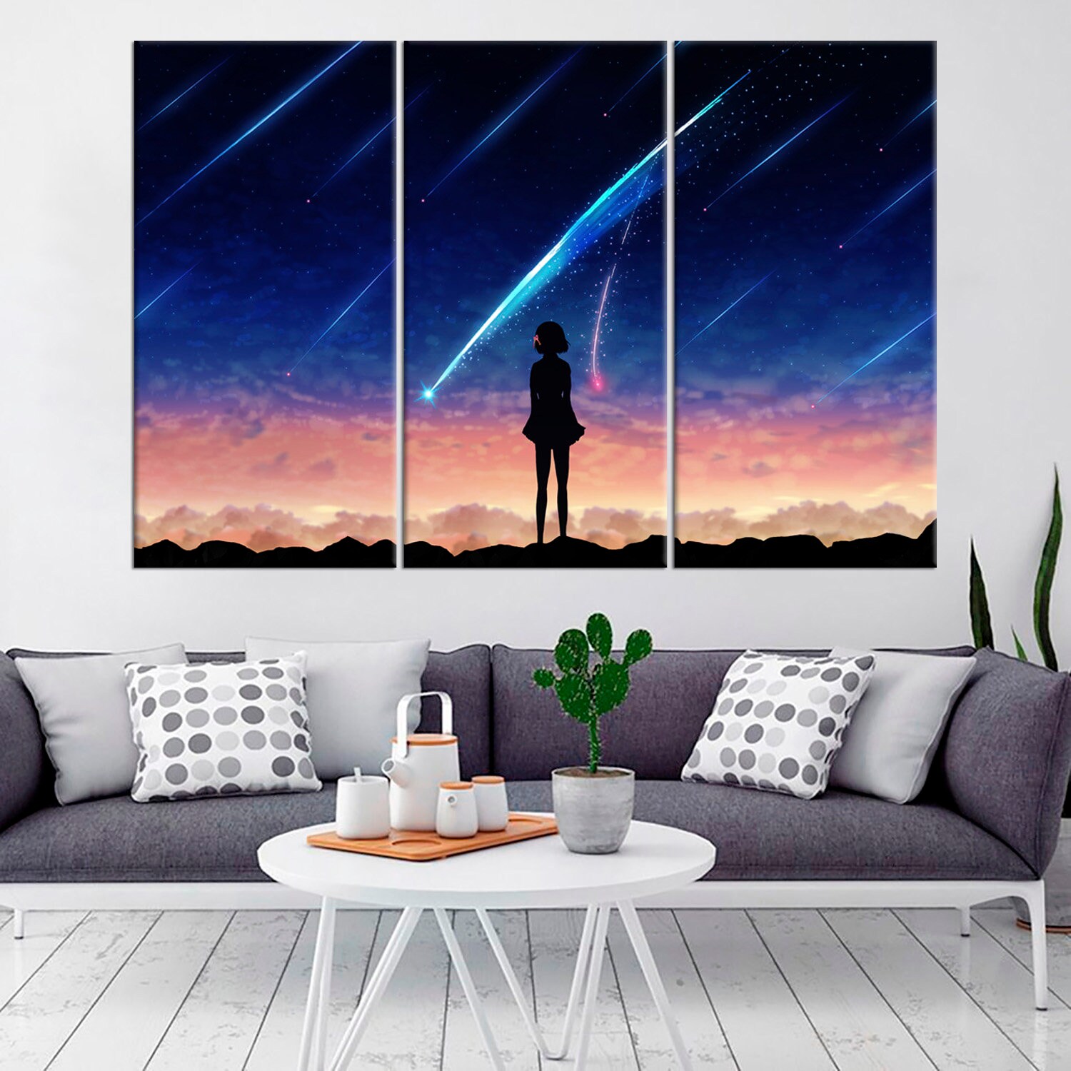 Your Name Japan – Anime 5 Piece Canvas Art Wall Decor – CA Go Canvas