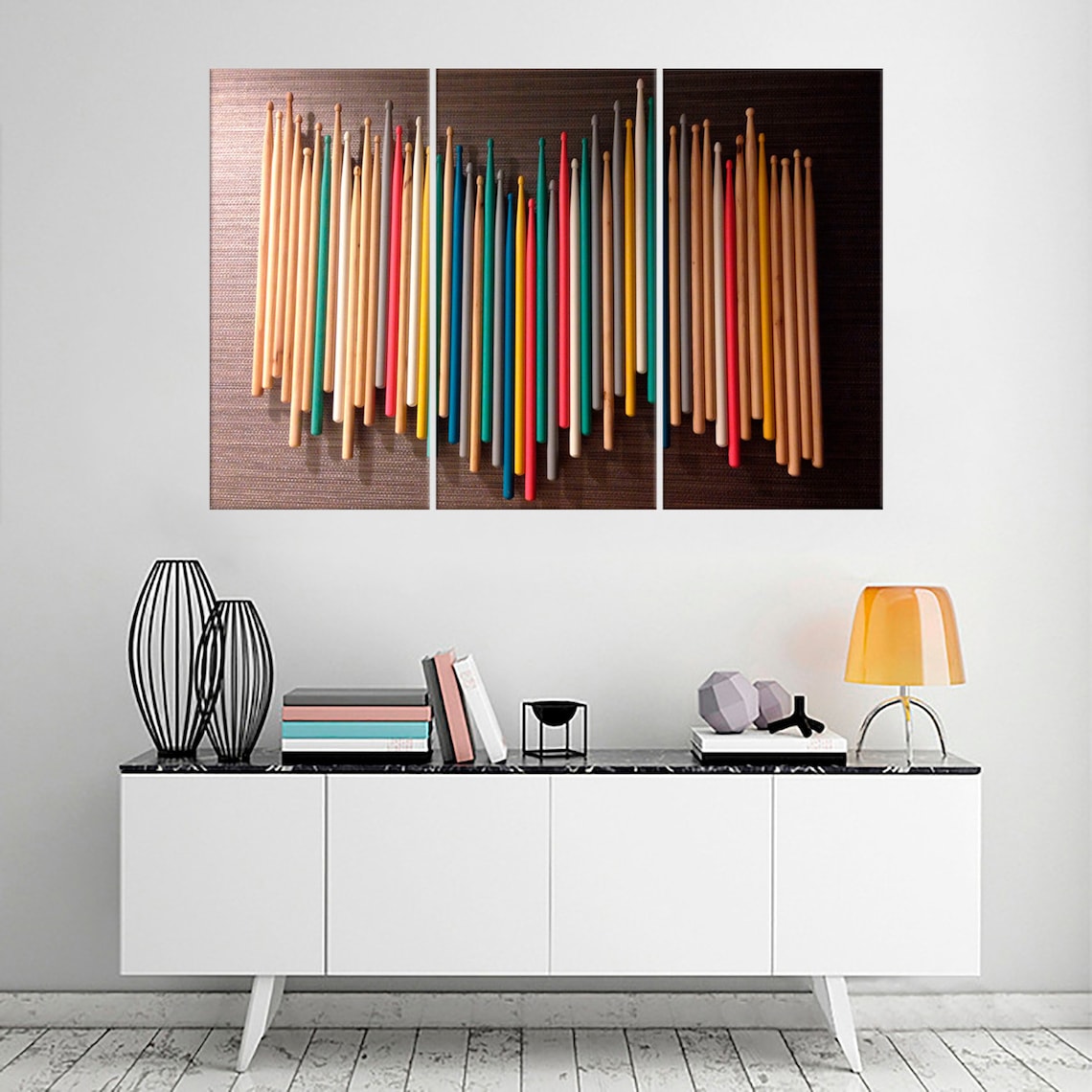 Drumstick Wall Art Music Lover Gift Drummer Decor Idea Etsy