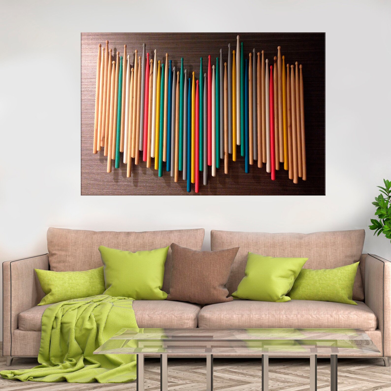 Drumstick Wall Art Music Lover Gift Drummer Decor Idea Etsy
