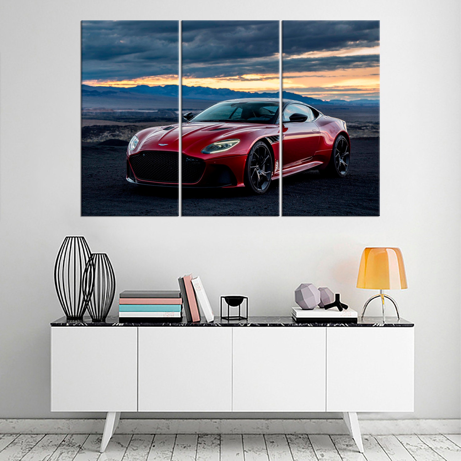 Large Wall Art Cars Ready Framed Canvas Super Car Canvas Etsy