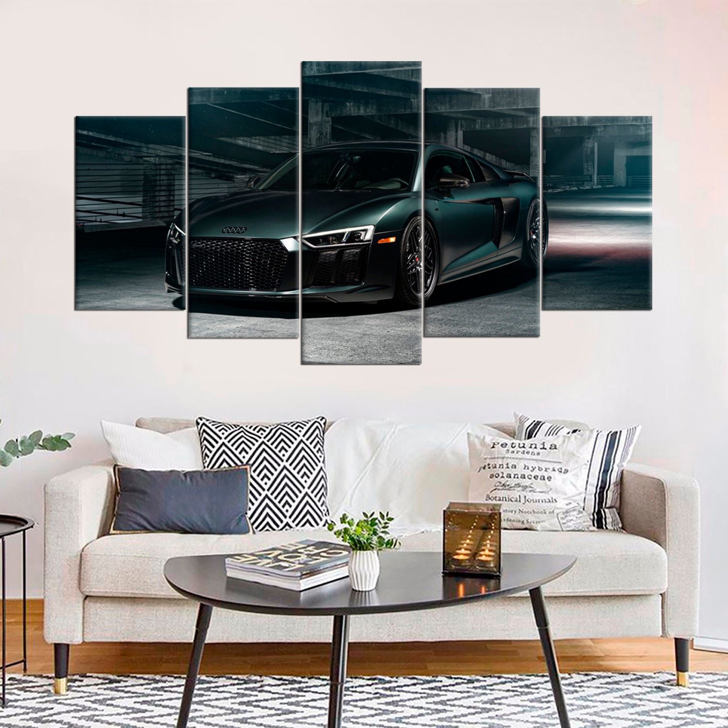 Automobile Canvas Print Wall Art Decor Cars Ready Framed | Etsy