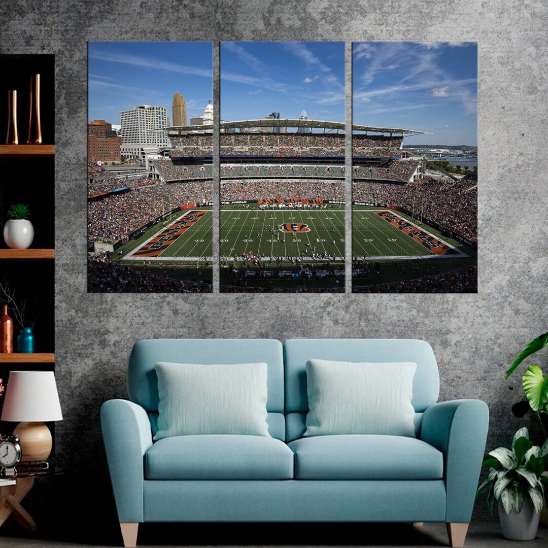 Cincinnati Bengals Large Canvas Art, Paul Brown Stadium Canvas Print