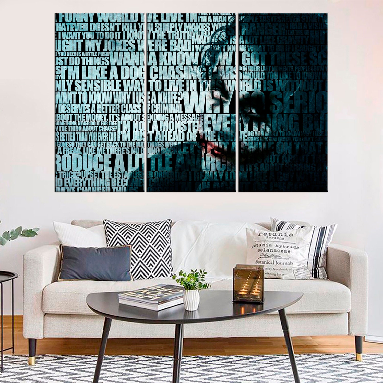 Joker The Dark Knight Wall Art Decor Joker Movie Poster 5 | Etsy