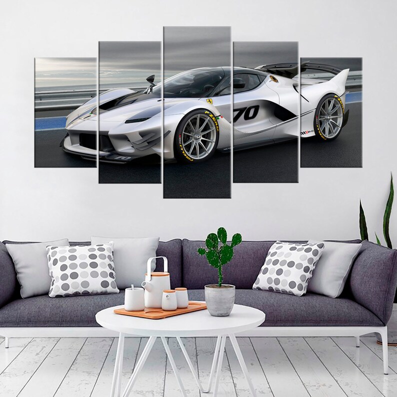 Automobile Print Wand Kunst Dekor Autos Fertig gerahmte | Etsy