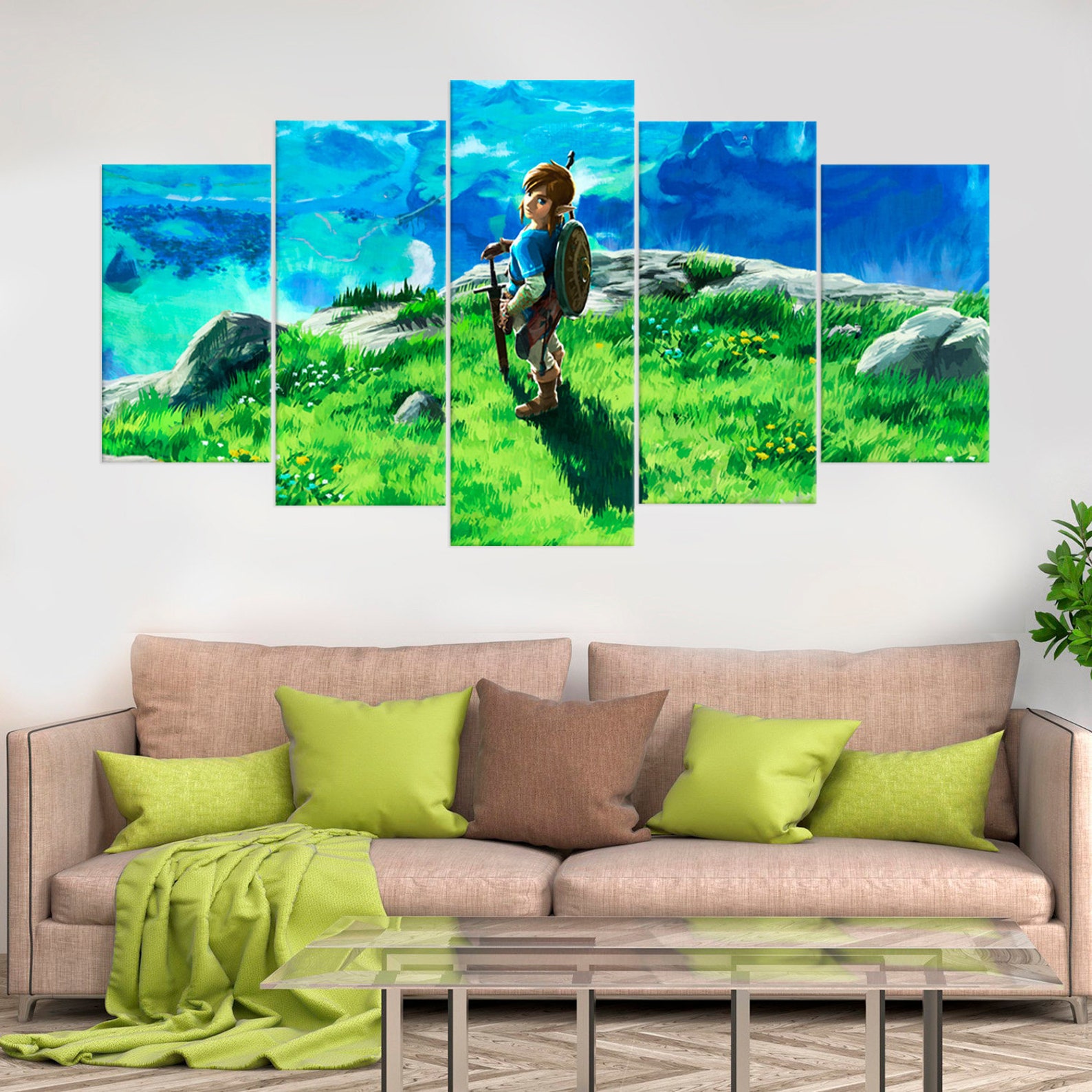 Legend of Zelda Video Game Art Wall Art Room Decor Poster Etsy