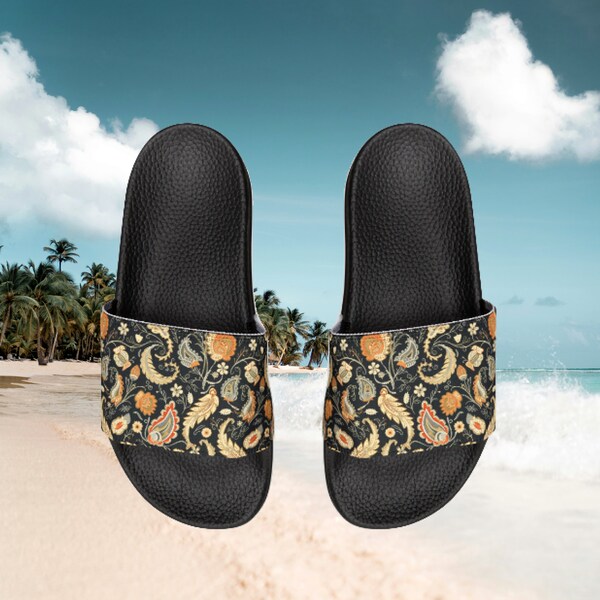 Indigenous Paisley Sky Men's Slide Sandals