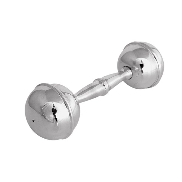 Sterling Baby Rattle - Etsy