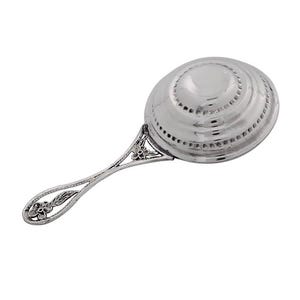 Sterling Silver Baby Rattle for Baby, Maraca, New Baby Gift, Baby Shower gift, Baby Keepsake, Newborn Gift, Name Day Gift, Baptism gift