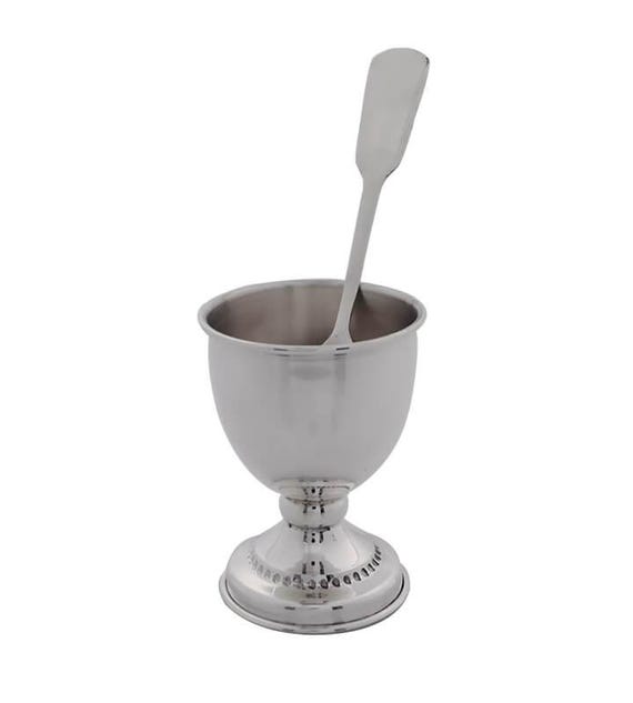 SILBER Eierbecher für Baby - Gravur möglich