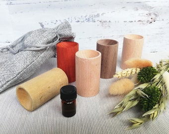 Houten etherische olieverspreider - Aromatherapie Handtafel Bureauverspreider - Natuurlijke houtverspreider - 100% pure etherische oliemix
