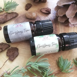 Christmas Time and Tree Essential Oil Blend for diffuser - Aromatherapy Air Refresher - Natural Fragrance - 100% pure essential oil blend