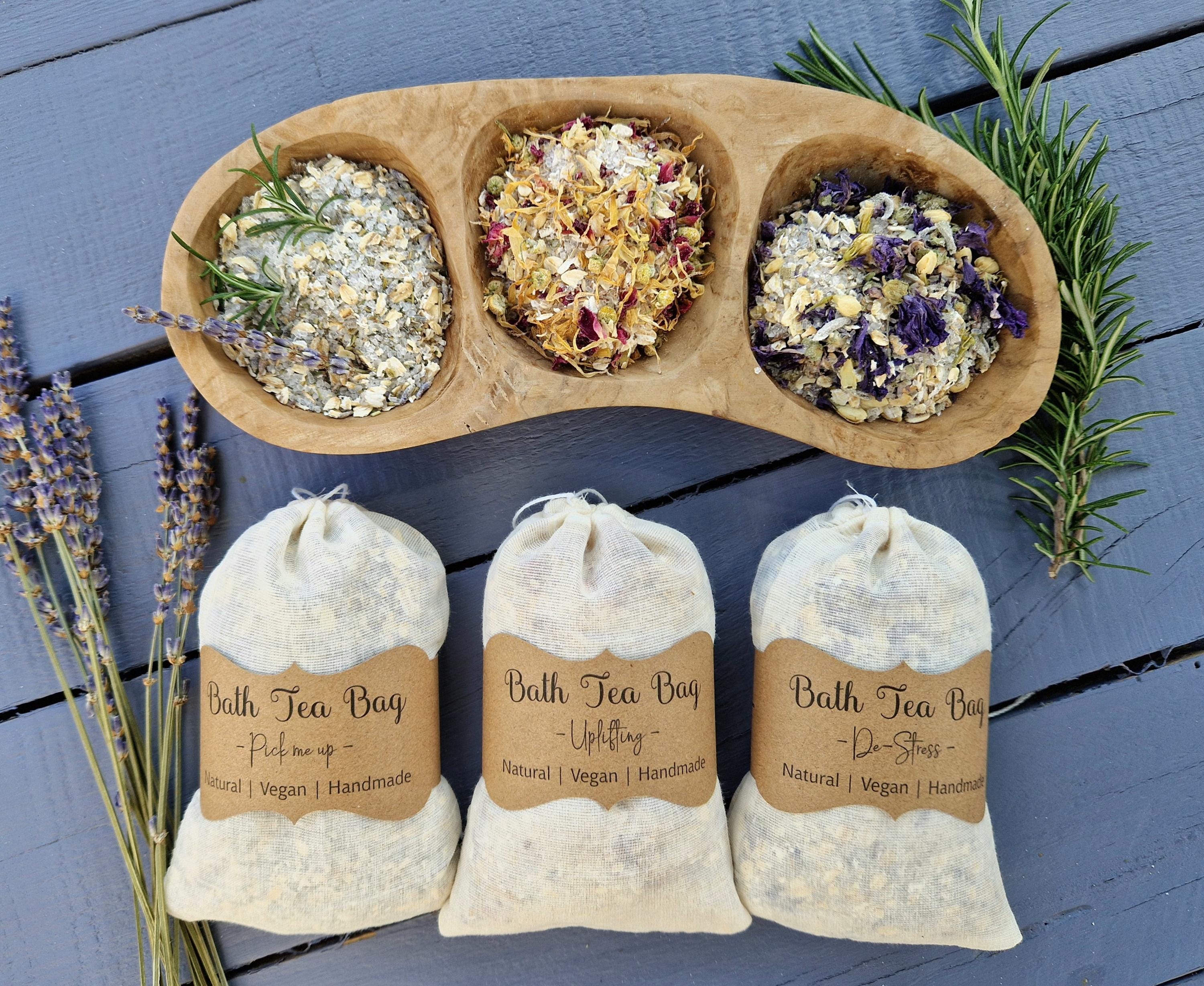 Jumbo Herbal Bath Tea Bag | Natural Oat Soak | Botanical Herbs