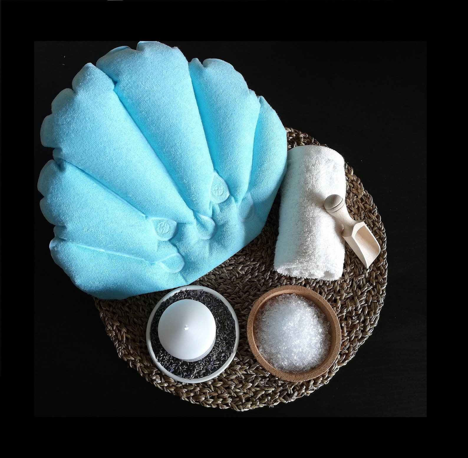 Bath Pillow Inflatable Waterproof Cushion With Nonslip Etsy