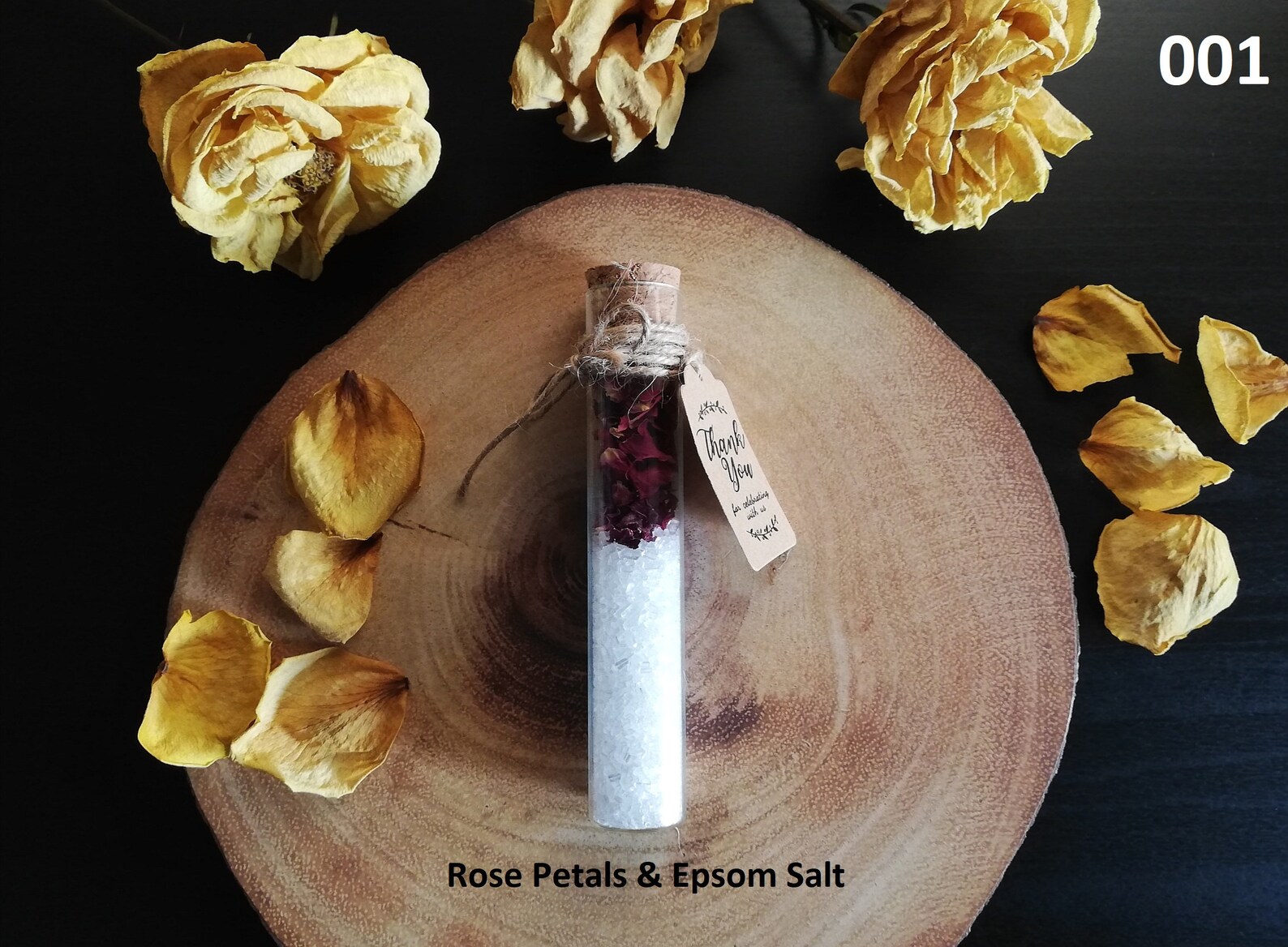 Wedding Bath Salt Tube Gift/favour/guest Petals/buds & Sea Etsy UK