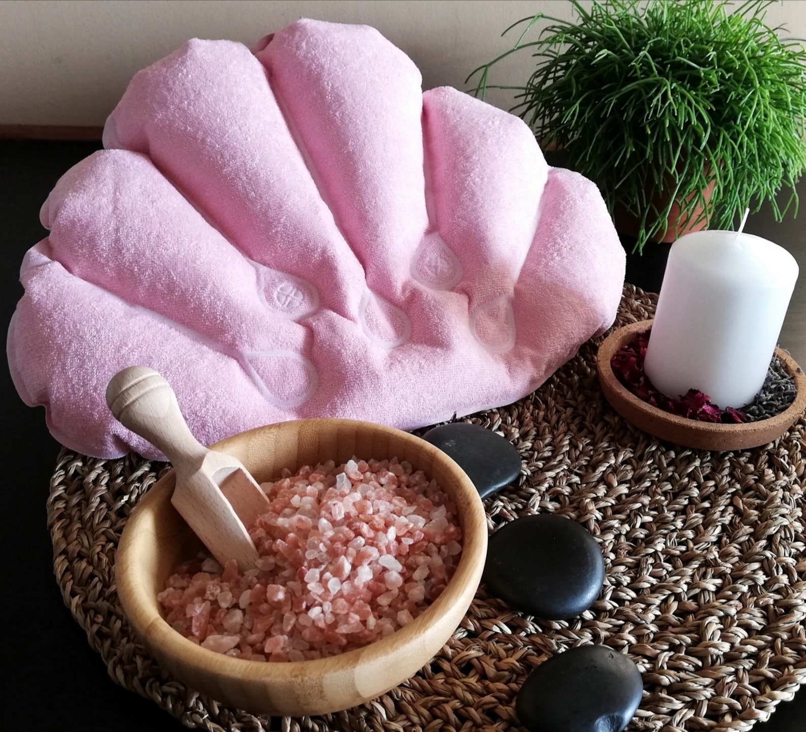 Bath Pillow Inflatable Waterproof Cushion With Nonslip Etsy