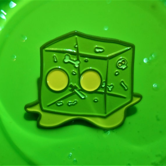 Gelatinous Cube Enamel pin for Dungeons and Dragons, Slime, Tabletop Gaming, dnd, rpg