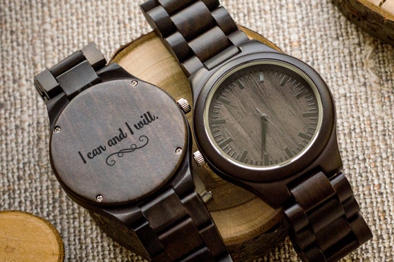 Wood Watch Engagement Gift Groomsmen Watch Sister Gift Groom