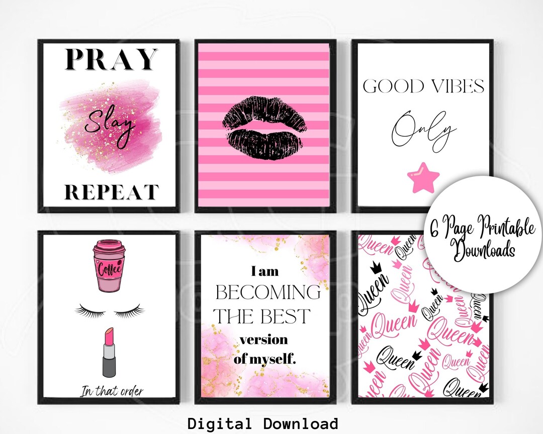 Makeup Wall Art, Makeup Vanity Decor, Makeup Quotes, Wall Art, Beauty 