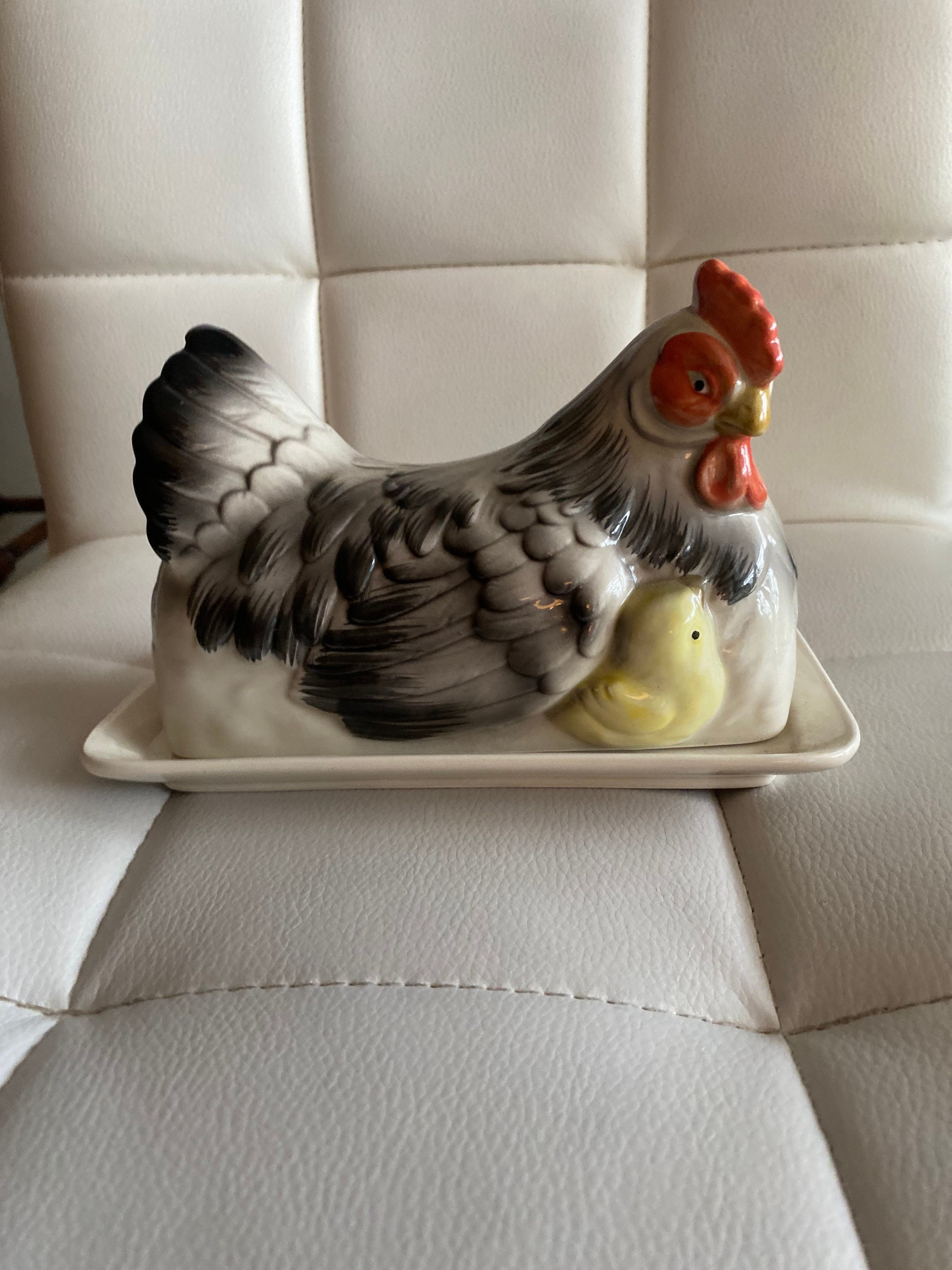 OTAGIRI 1982 Chicken Butter Dish / Vintage Etsy