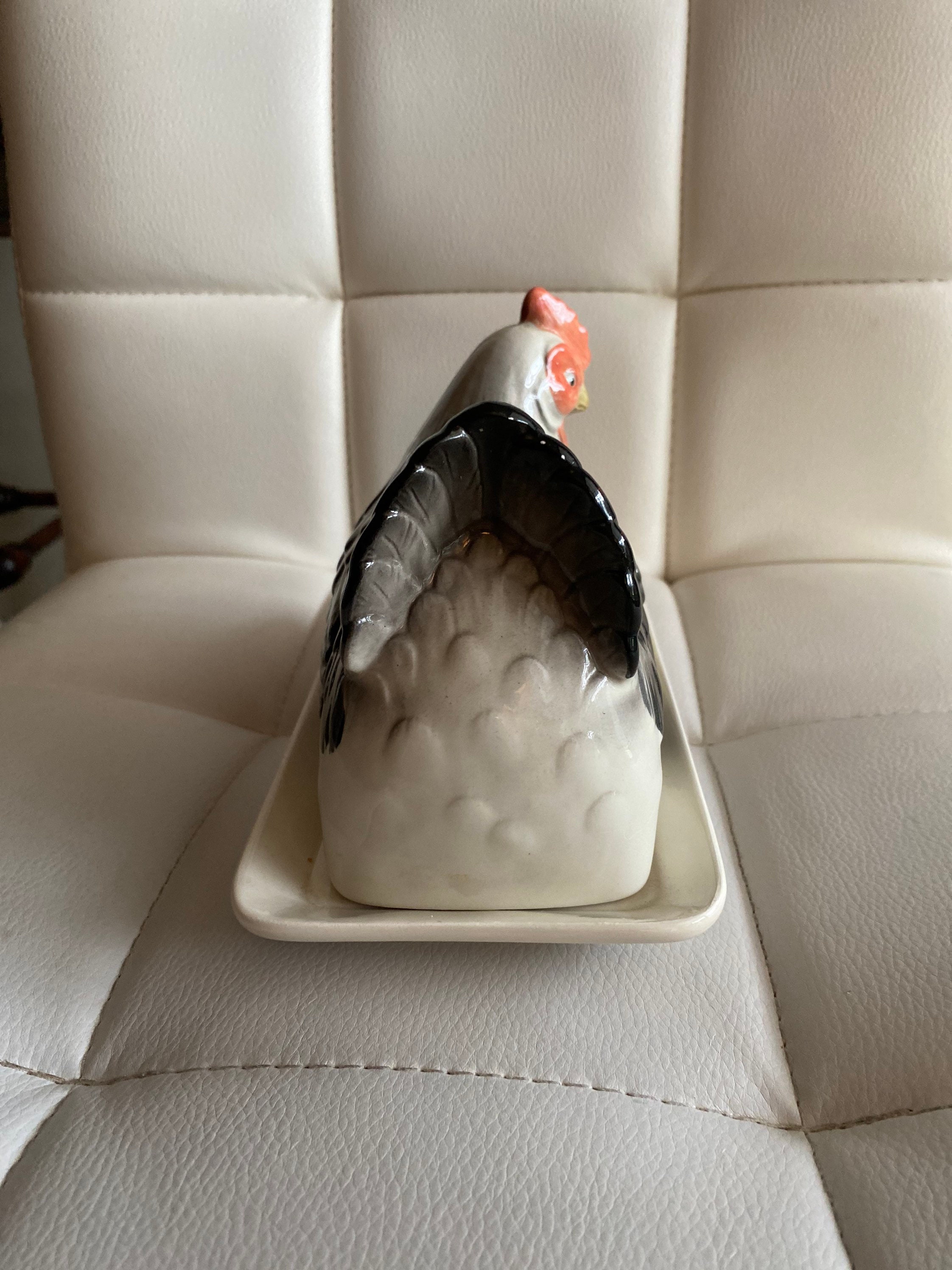 OTAGIRI 1982 Chicken Butter Dish / Vintage Etsy
