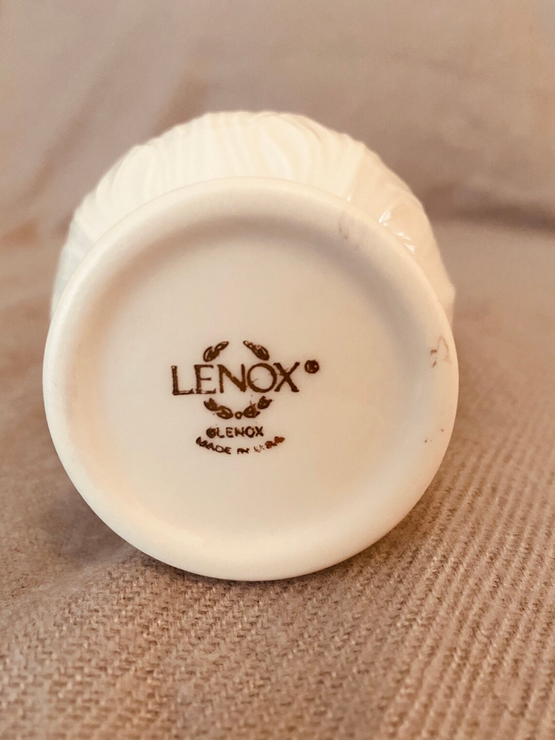 Lenox Bud Vase White Ivory Flower Vase Small Porcelain Etsy