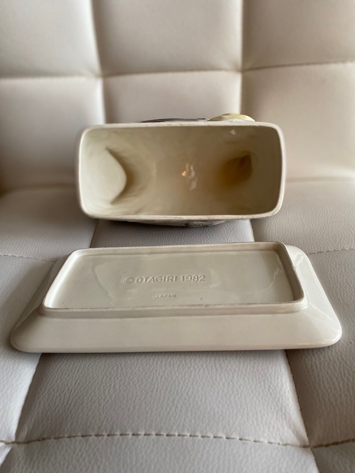 OTAGIRI 1982 Chicken Butter Dish / Vintage Etsy
