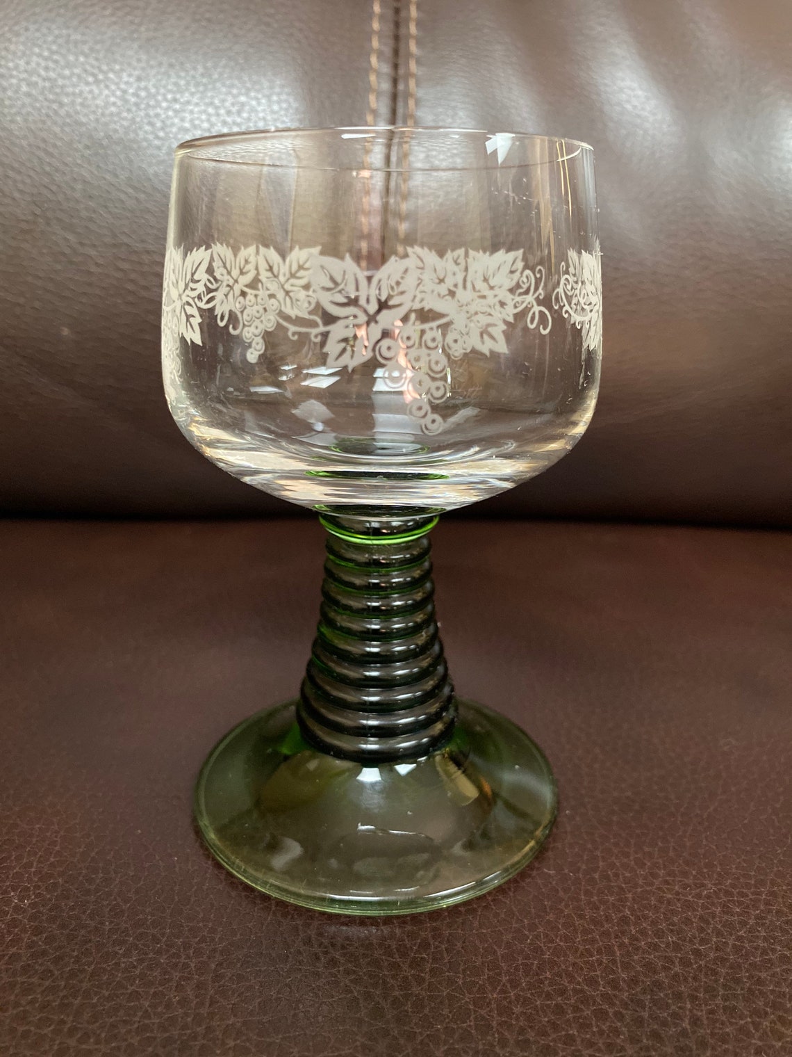 Roemer Wine Glasses with Metal Stand German Wine Glasses Etsy