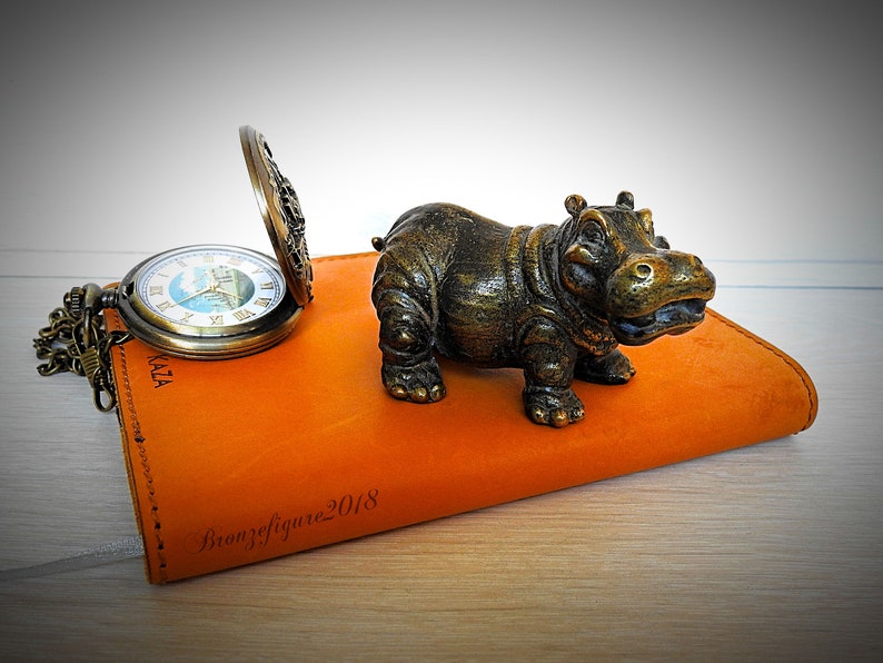 Bronze Figurine Hippo
