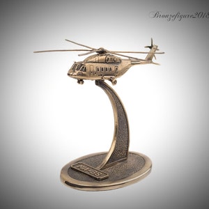 1: 200 Details about   Helicopter MI38 russian scale model from metal bronze