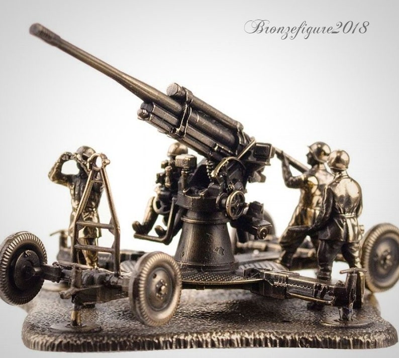 Bronze Model of the Soviet 85-mm Anti-aircraft Gun 52-K 1:72 | Etsy