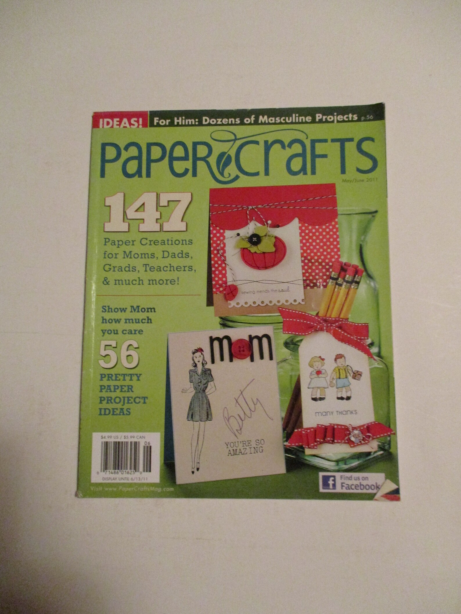 2011 Paper Crafts Magazine Original May/june E010 - Etsy