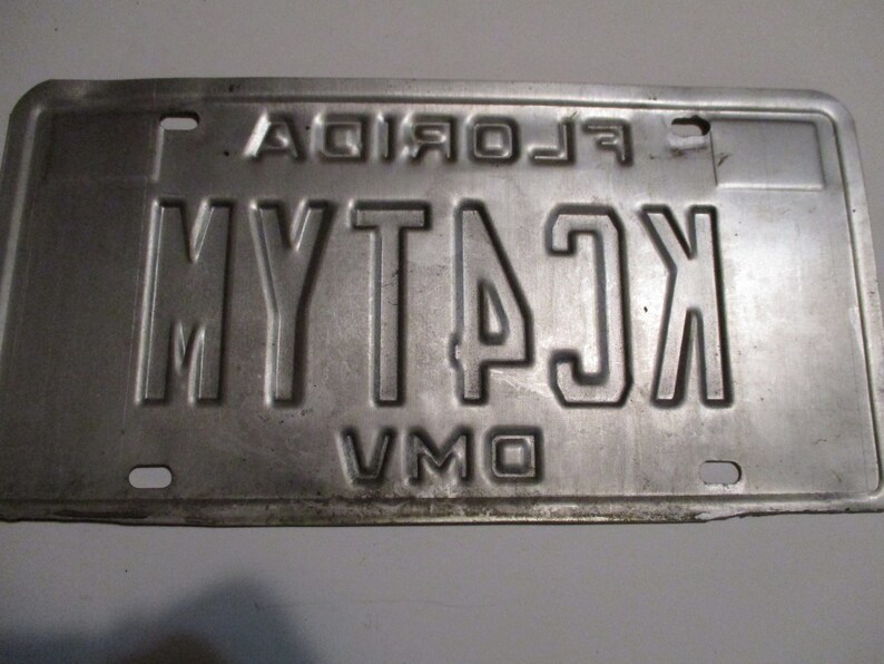 1996 FLORIDA Amateur Radio License Plate Original Vintage Etsy