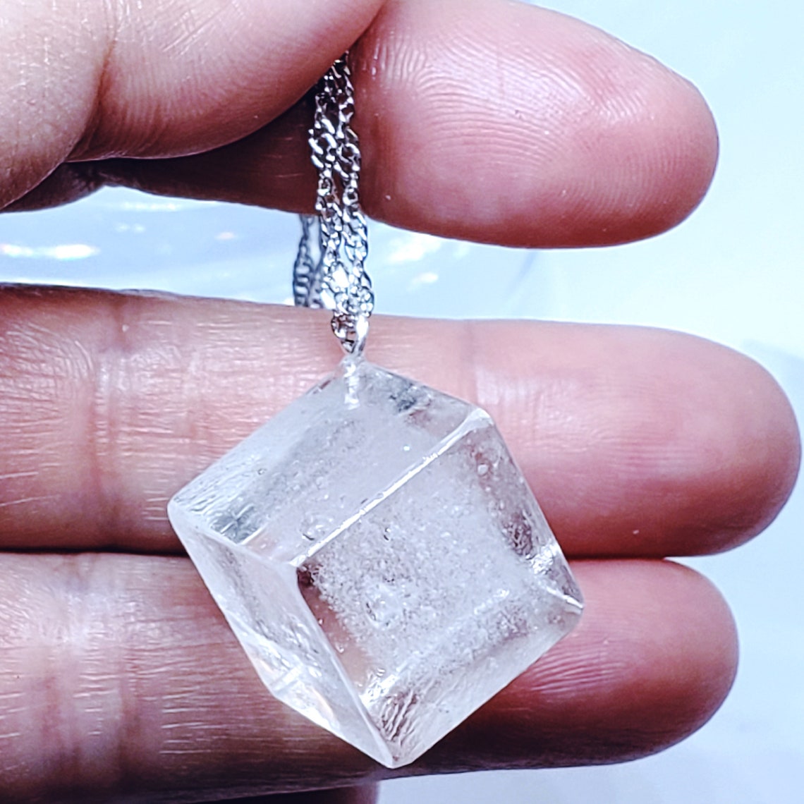 ICE CUBE GOLD EARRINGS