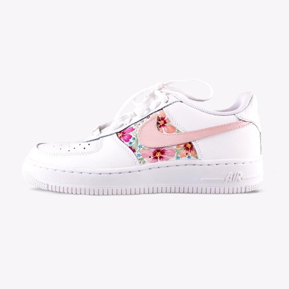 flower nike air force 1