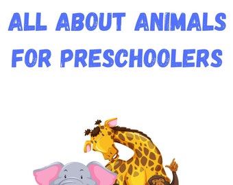 Animal Activity Worksheets for Preschoolers