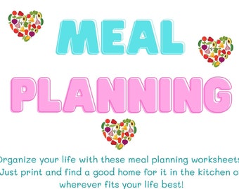 Meal Planning/Organization - Digital