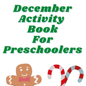 December Activity Book for Preschoolers