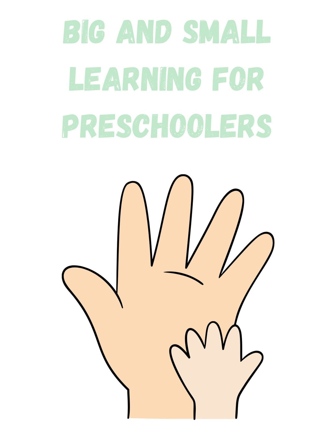 Big Vs. Small Activity Worksheets for Preschoolers - Etsy