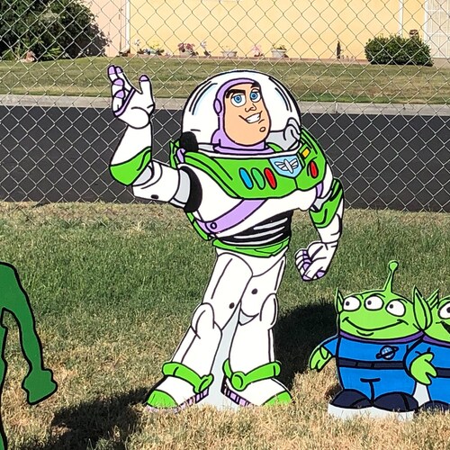 Disney Toy Story Christmas Yard Art Set/disney Yard Art/ Etsy