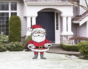 Hand Painted Rudolph the Red Nosed Reindeer Santa /Clarice yard art/Hermey the Elf/ Bumble the Abominable Snow Monster/ Christmas yard art/