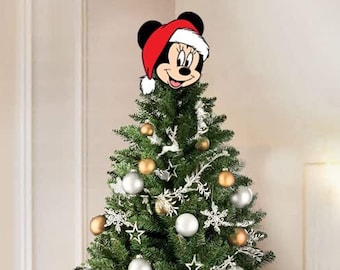 【レア】DISNEY MINNIE CHRISTMAS TREE TOPPER Disney 2021 Mickey Minnie Light Up Holiday Christmas Tree