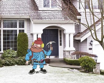 Hand Painted Rudolph the Red Nosed Reindeer's Yukon Cornelius