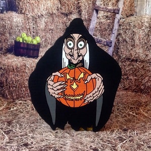 Disney Witch Halloween Yard Art/disney Yard Art/ Disney Yard - Etsy