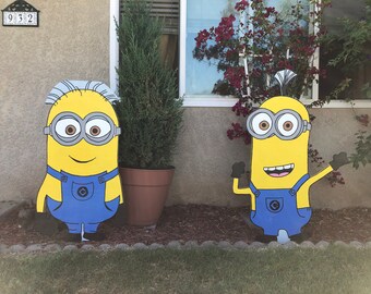 Minion Yard Art Etsy