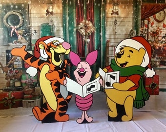 Pooh Yard Art Etsy