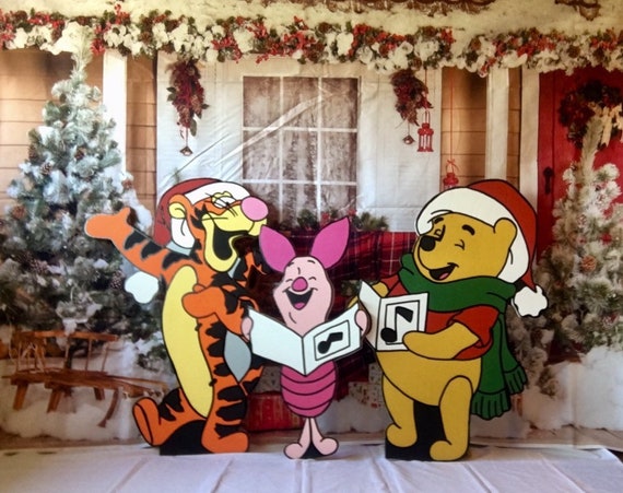 Disney Winnie The Pooh Christmas 2 Piece Bathroom Set Holiday set