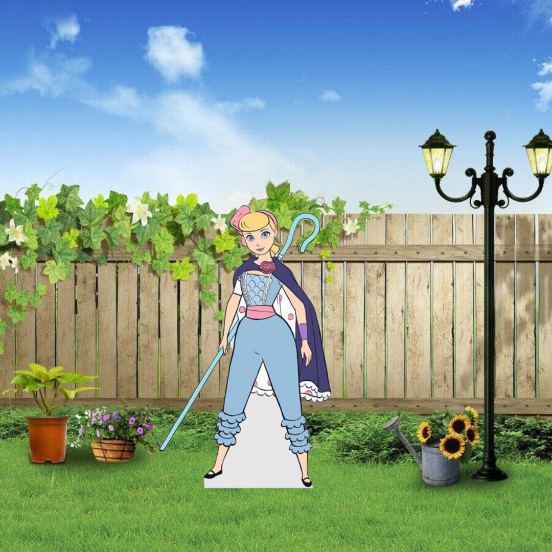 Hand Painted Disney Toy Story Bo Peep Yard Art/ Toy Story Decorations