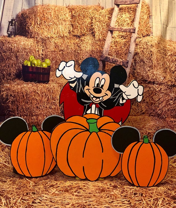 Mickey Halloween Yard Art/disney Yard Art/ Disney Yard Decor ...