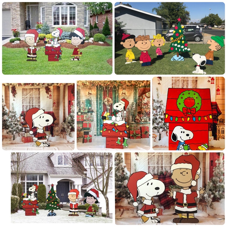 Hand Painted Home Alone Kevin McCallister yard art/ Christmas yard art/ Christmas outdoor/ Kevin Marv Harry/ wooden yard art image 4